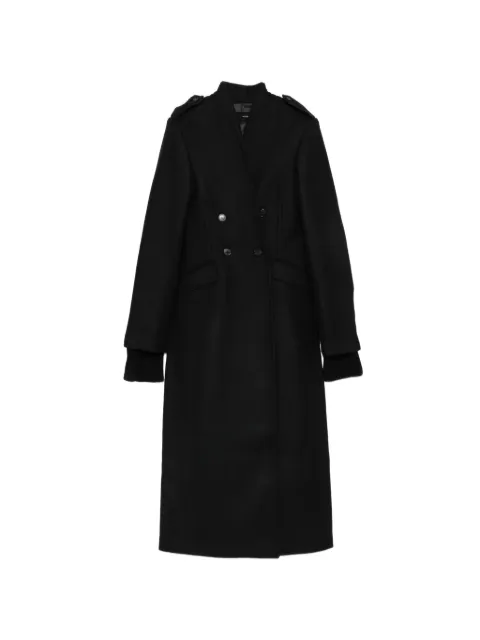 Isabel Benenato double-breasted epaulette coat