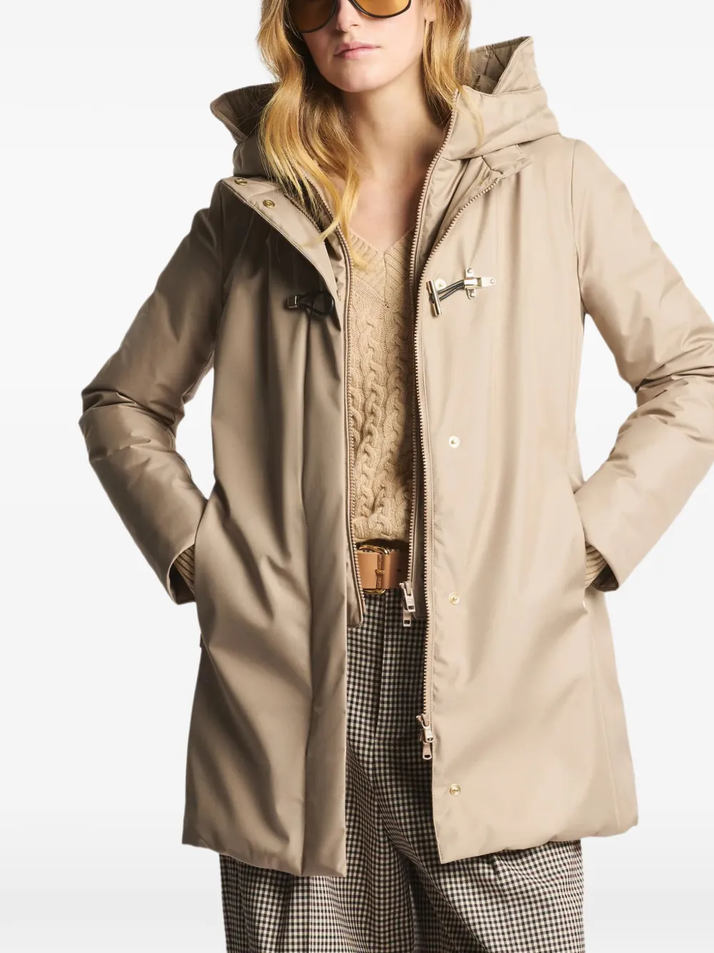 Fay Jas met capuchon Beige