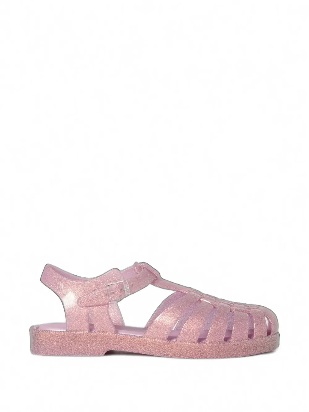 Mini Melissa Possession gekooide sandalen met glitter Paars