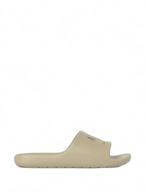 Armani Exchange logo-print slides