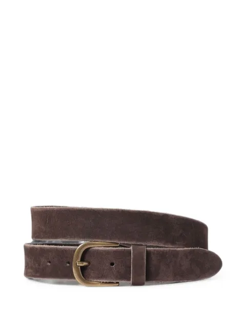 Sebago Roy suede buckle-fastening belt
