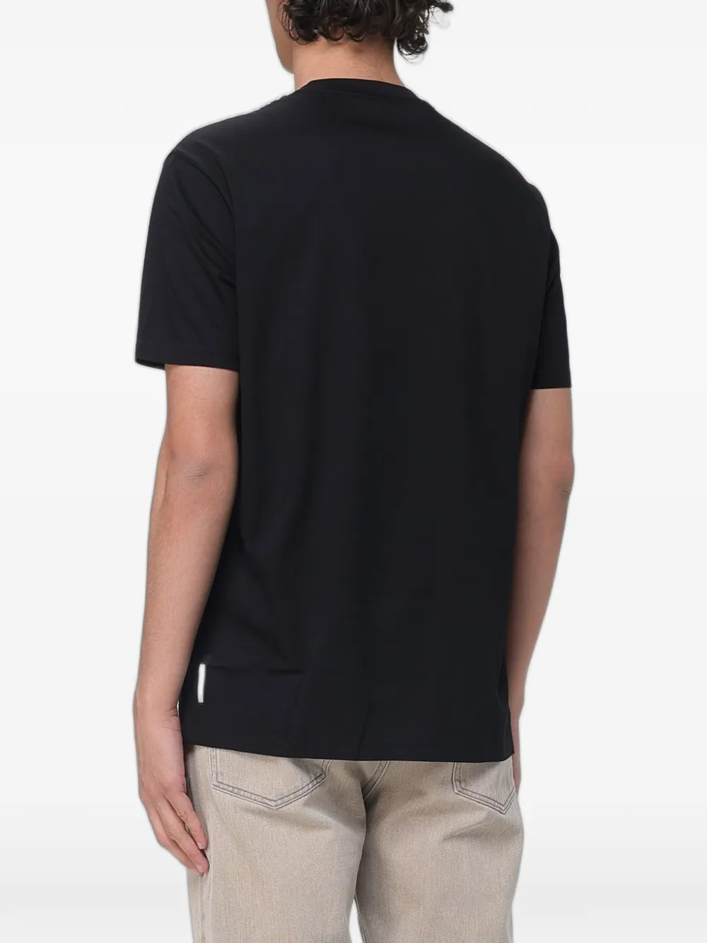 Armani Exchange Katoenen T-shirt Zwart