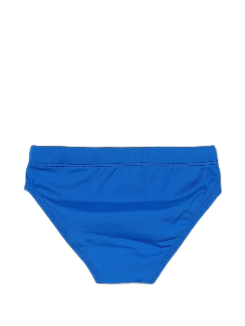 Blauer Zwembroek met logopatch Blauw