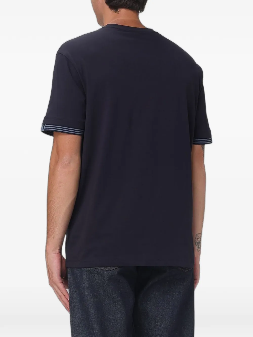 Armani Exchange T-shirt met ronde hals Blauw