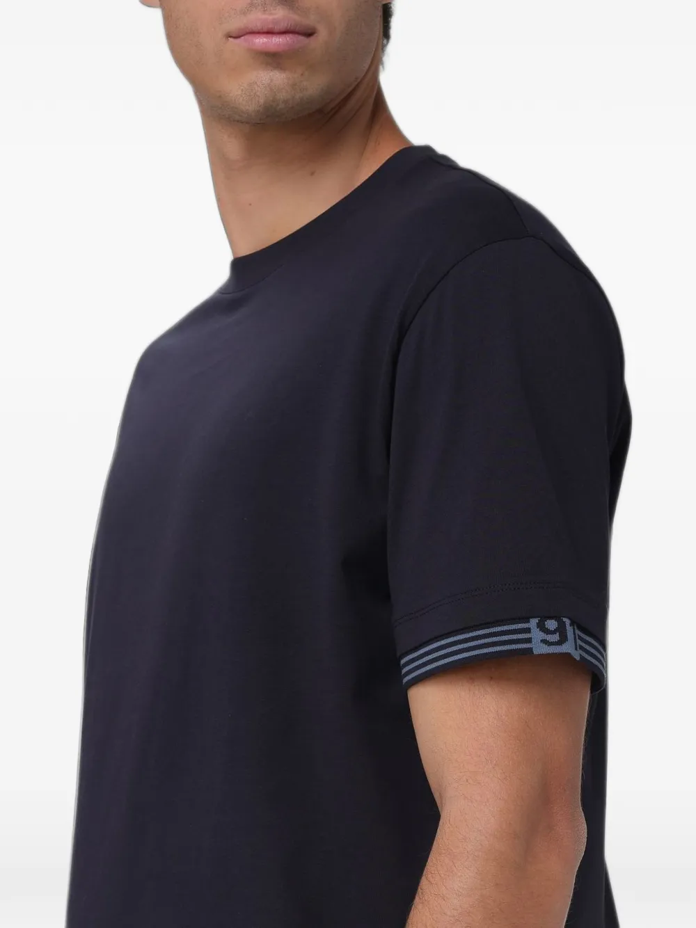 Armani Exchange T-shirt met ronde hals Blauw