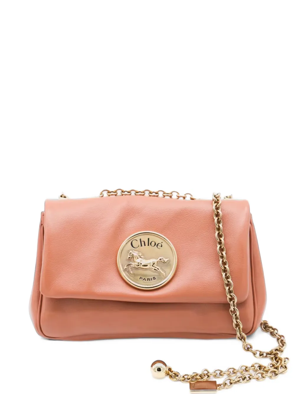 Chloé small Heritage leather shoulder bag - Pink