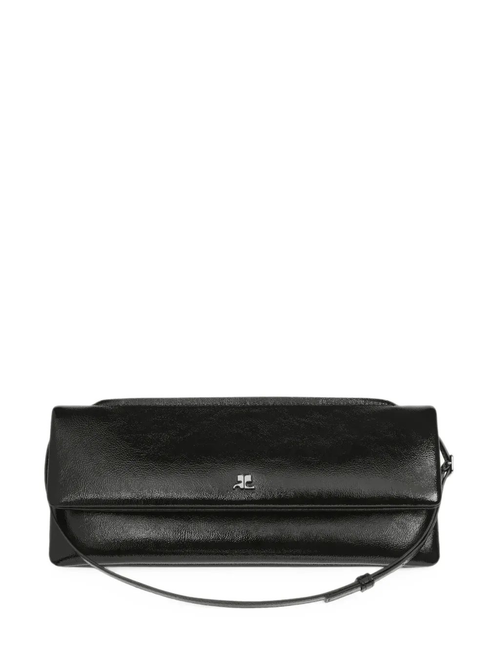 Courrèges small Cuff Naplack leather shoulder bag