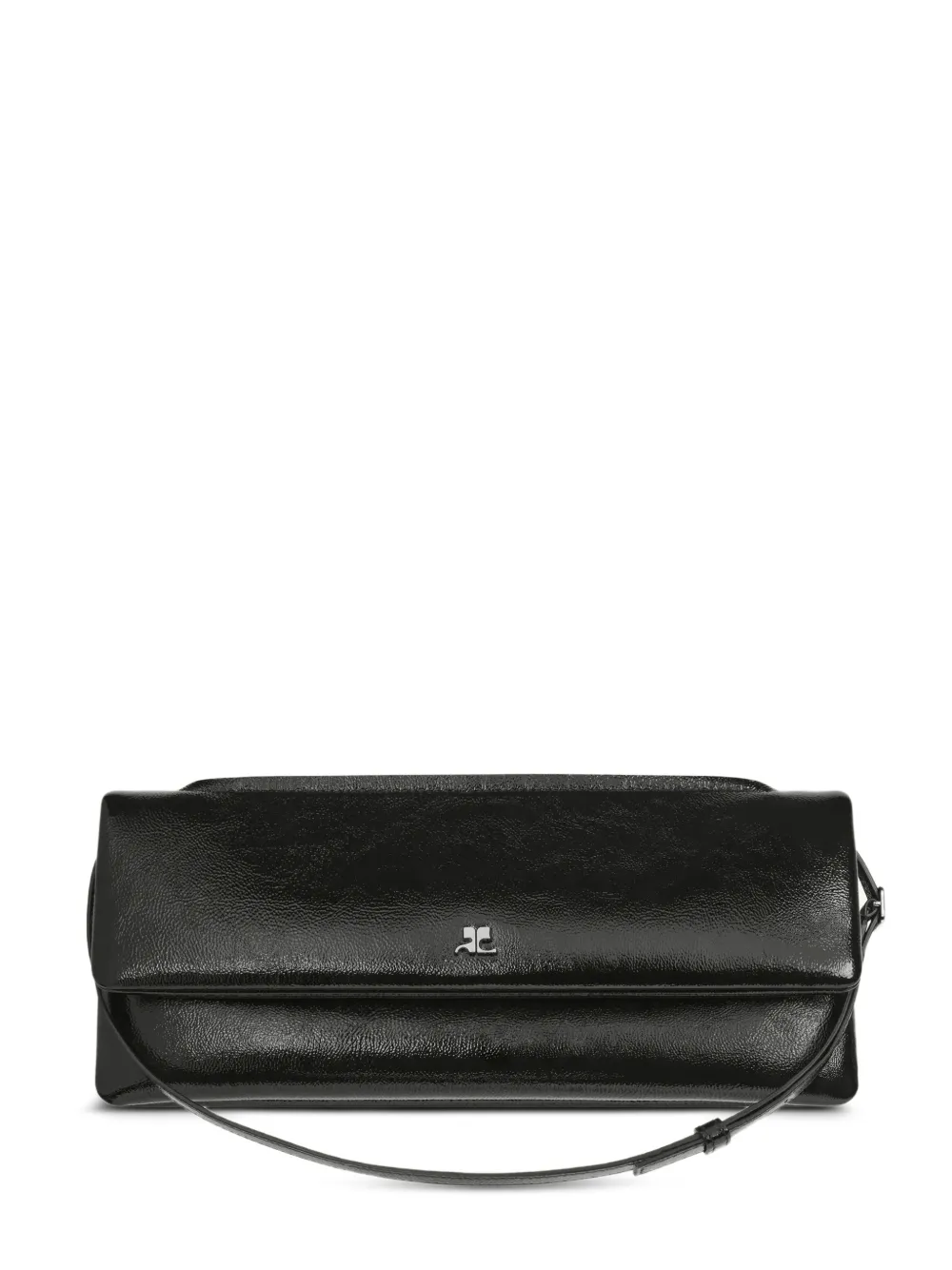 Courrèges small Cuff Naplack leather shoulder bag