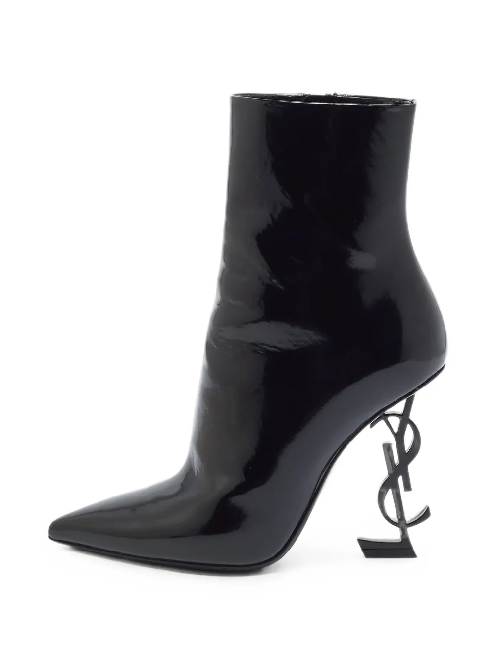Saint Laurent Pre-Owned bottines Opyum à logo - Noir Saint Laurent Pre-Owned bottines Opyum à logo - Noir