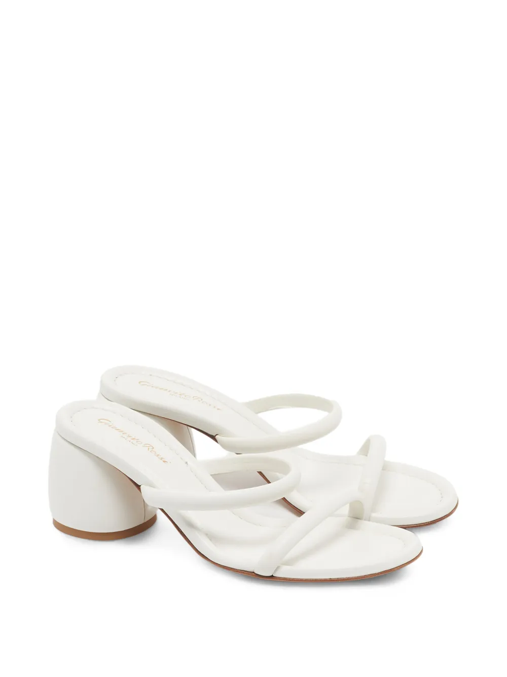 Gianvito Rossi two-strap sandals - Bianco