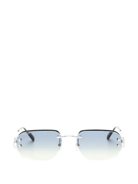 Cartier Eyewear Rahmenlose C Décor Sonnenbrille