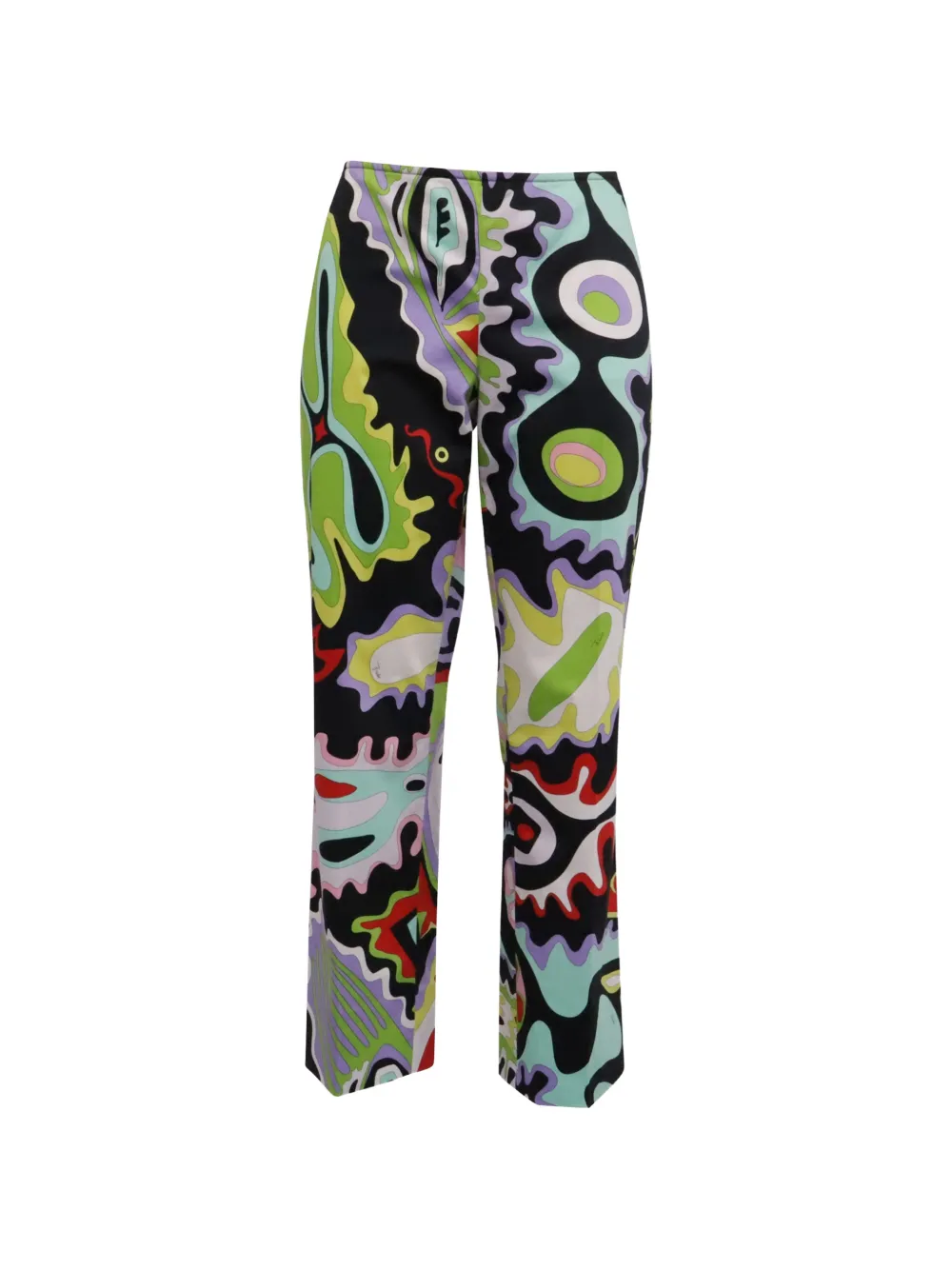 PUCCI Pre-Owned pantalon à imprimé abstrait - Noir PUCCI Pre-Owned pantalon à imprimé abstrait - Noir