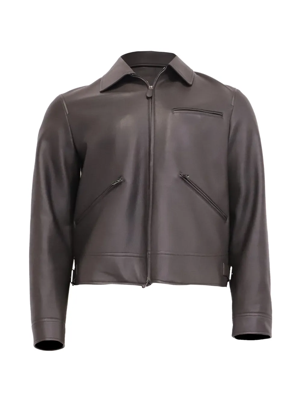 Loro Piana Pre-Owned Yabu hidden-zipped jacket in Brown