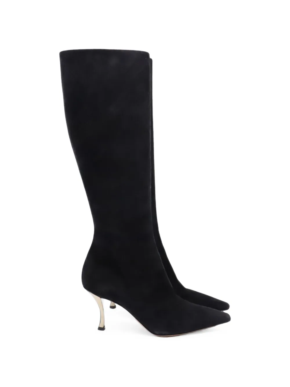 Christian Dior Pre-Owned Knee-high suede boots - Nero