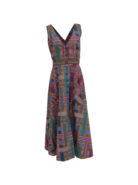 Saloni Zoey cutout midi dress