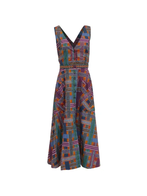 Saloni Zoey cutout midi dress