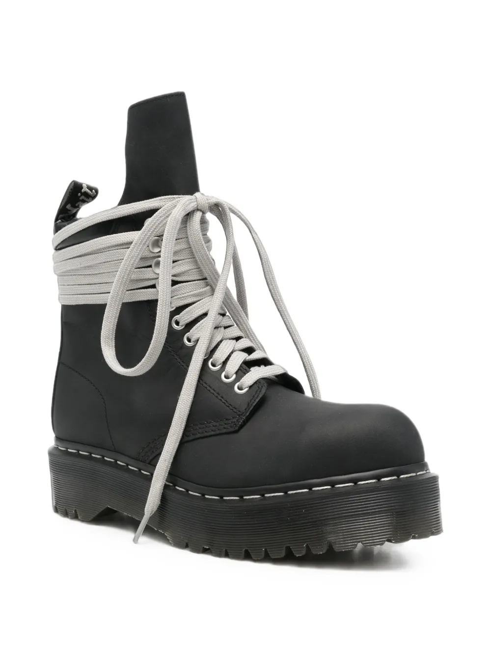 Rick Owens DRKSHDW x Dr. Martens Quad Sole steel-toe boots Zwart