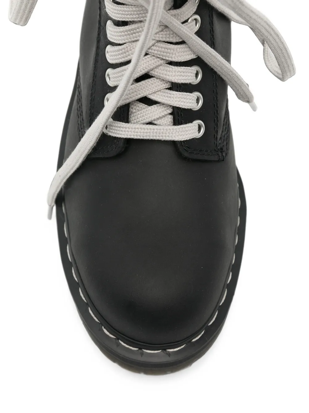 Rick Owens DRKSHDW x Dr. Martens Quad Sole steel-toe boots Zwart