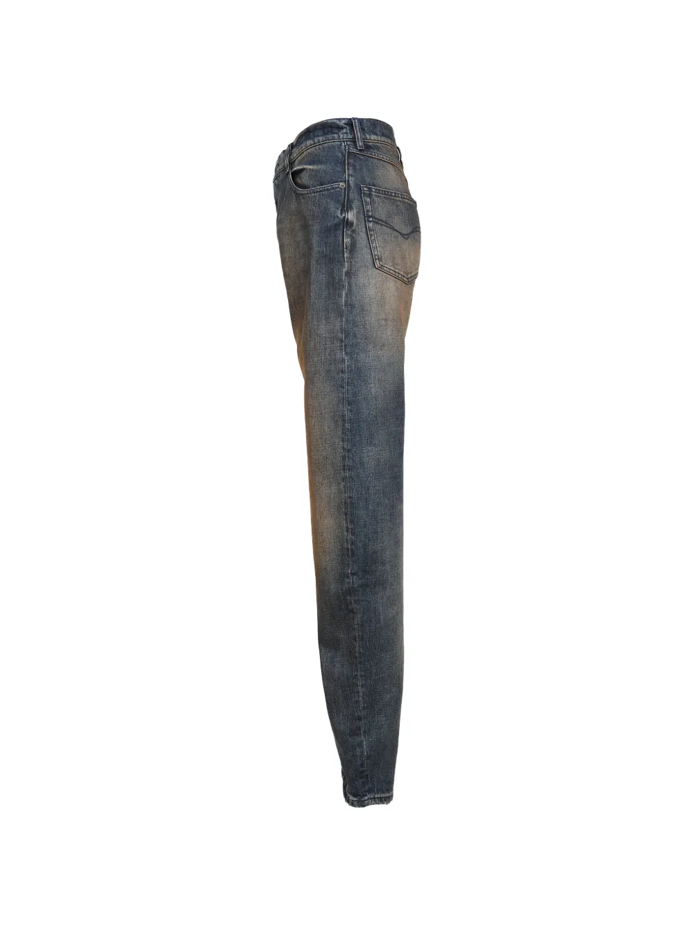 VETEMENTS O-Leg jeans met wassing Blauw