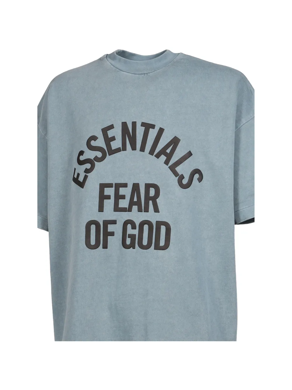 Essentials Campus 90s Logo-print T-shirt In Blue