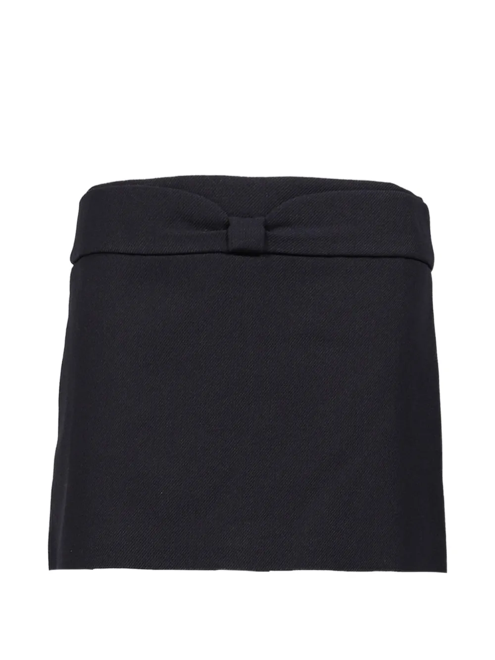 SHUSHU TONG Mini-rok met strikdetail Blauw