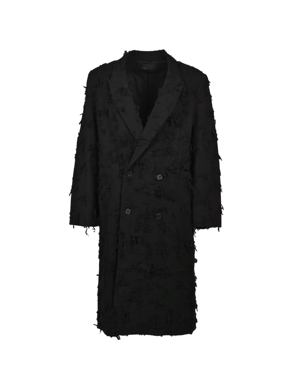 FILTH Mantel aus Boro-Jacquard - Schwarz