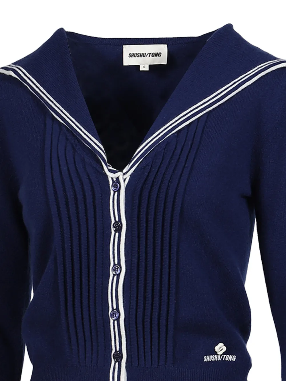 SHUSHU TONG Vest met matrozenkraag Blauw