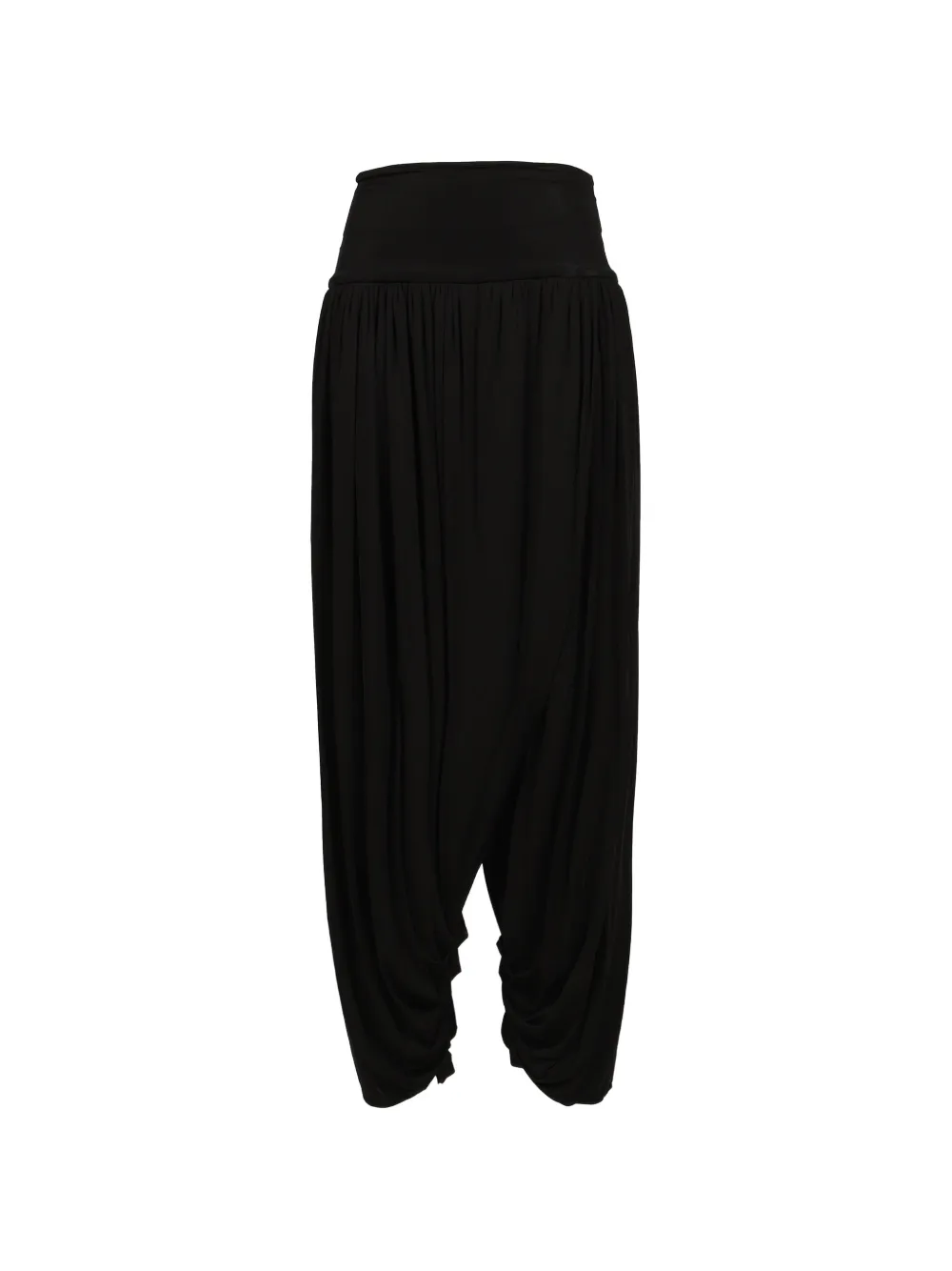 mukcyen logo-print ribbed-waist trousers