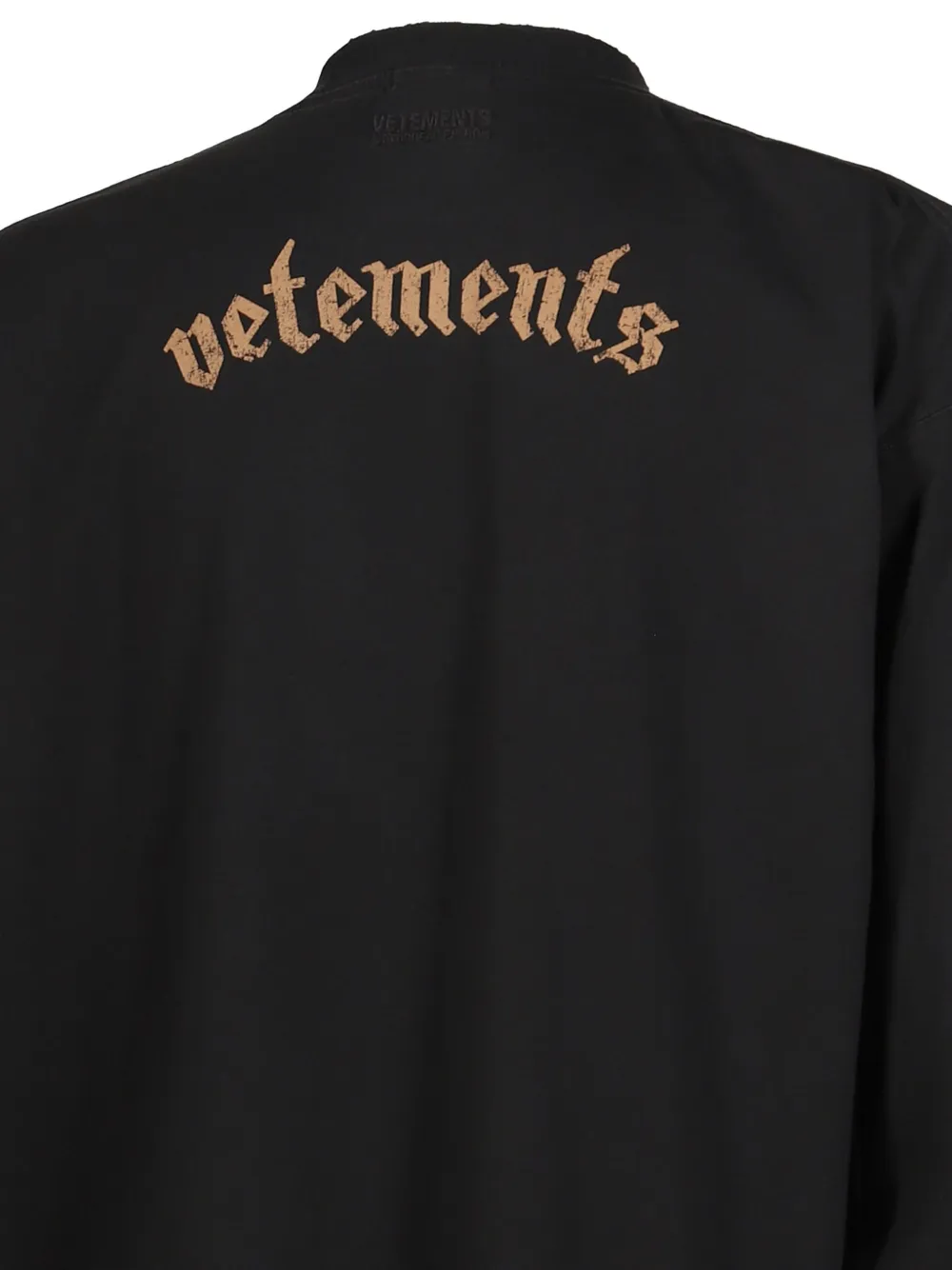 VETEMENTS x Motörhead T-shirt met lange mouwen en grafische print Zwart