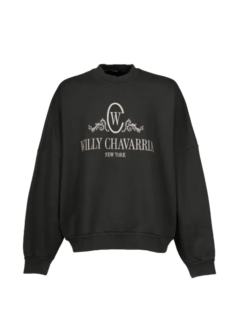 Willy Chavarria OS Chavantino crew-neck sweater