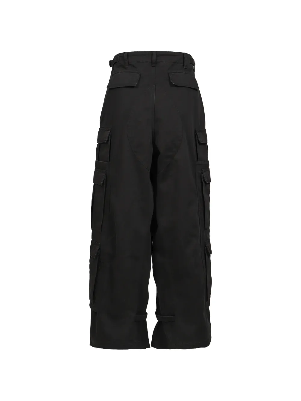 VETEMENTS Merged cargo broek Zwart