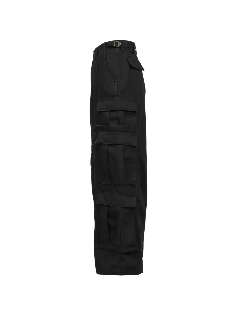 VETEMENTS Merged cargo broek Zwart
