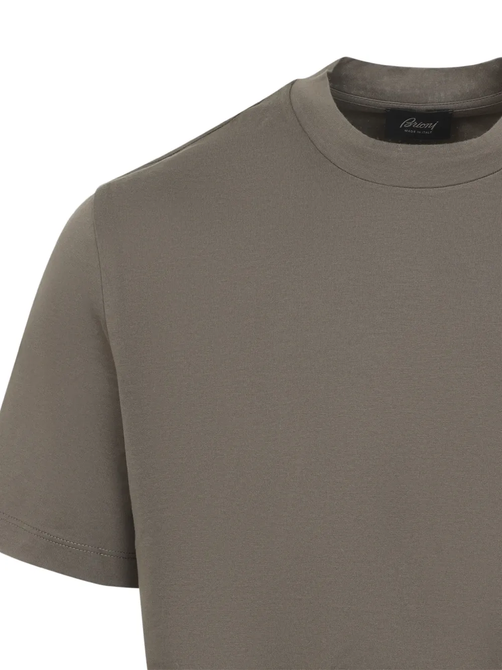 Brioni T-shirt met ronde hals Bruin