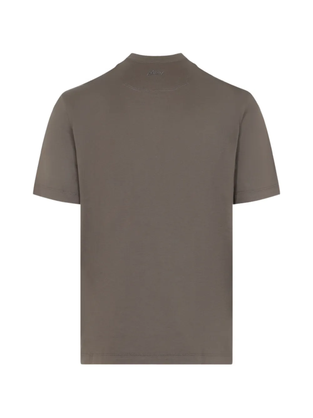 Brioni T-shirt met ronde hals Bruin