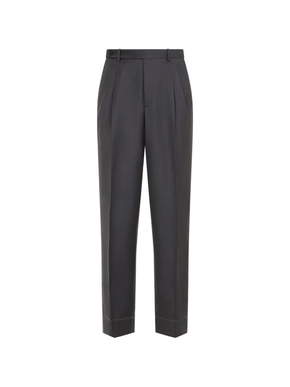 Brioni pleated wool trousers - Gris