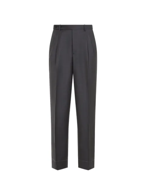 Brioni pleated wool trousers