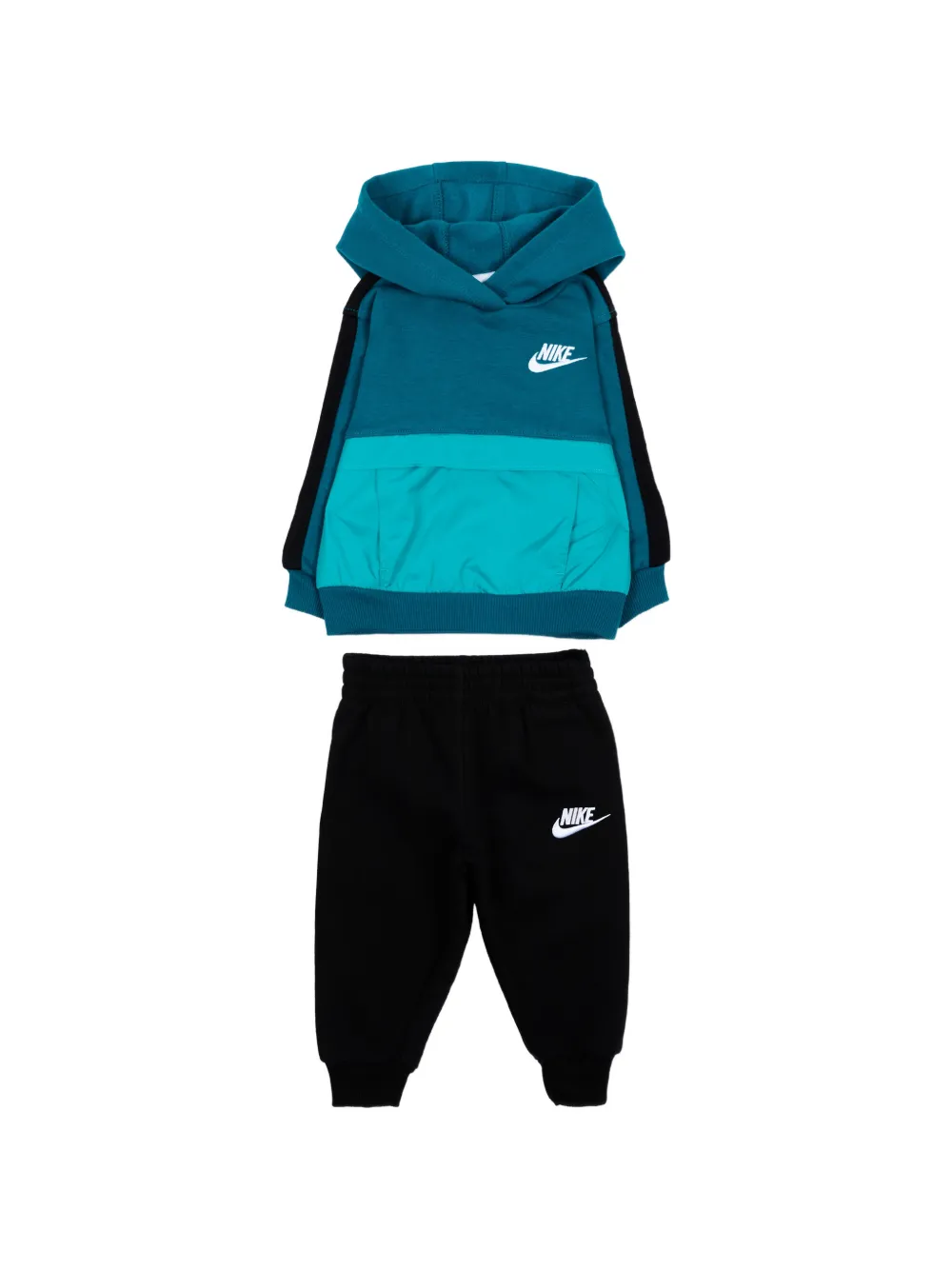 Nike Kids Trainingspak met logoprint Zwart