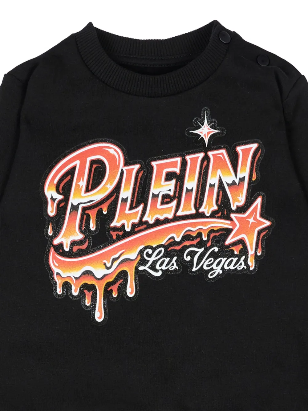 Philipp Plein Junior Trainingspak met logoprint Zwart