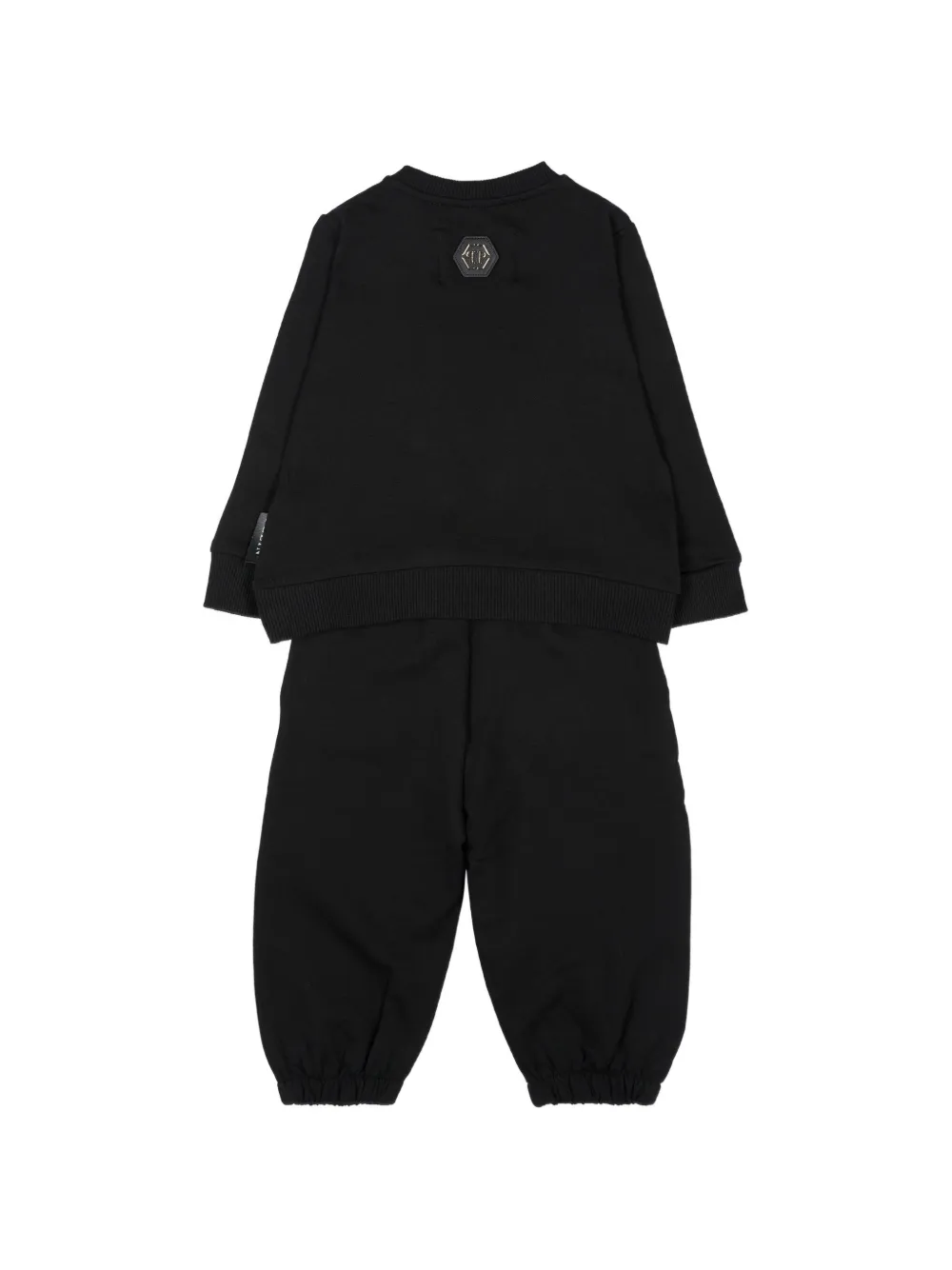 Philipp Plein Junior Trainingspak met logoprint Zwart