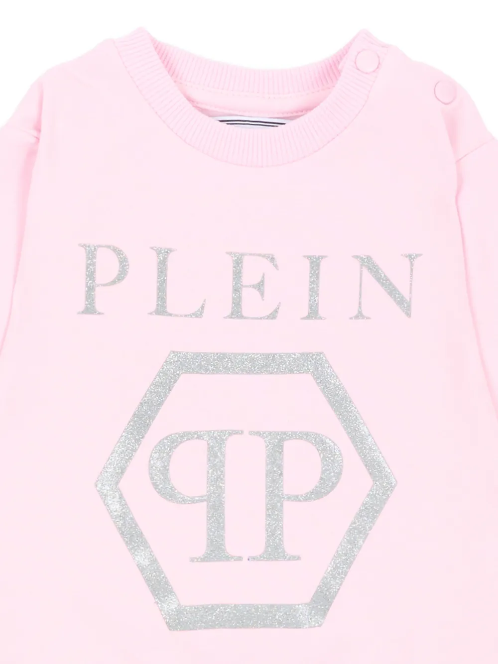 Philipp Plein Junior Trainingspak met logoprint Roze