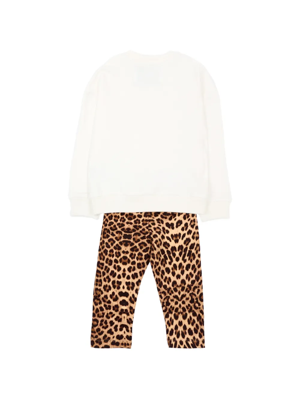 Philipp Plein Junior Trainingspak met luipaardprint Beige