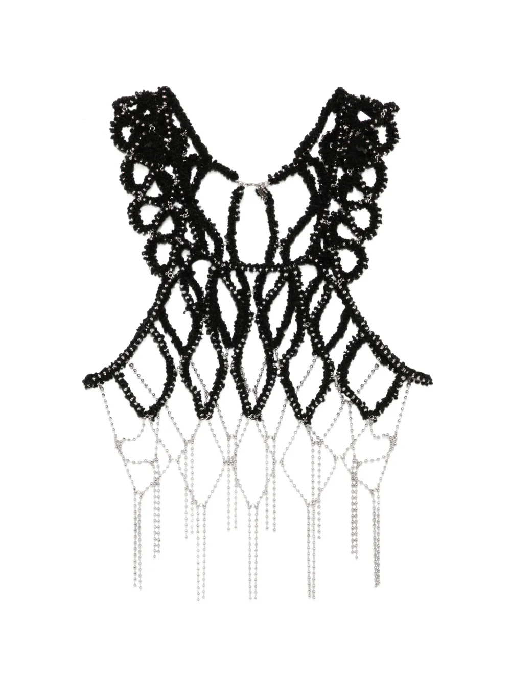 Noir Kei Ninomiya beaded cage-style top