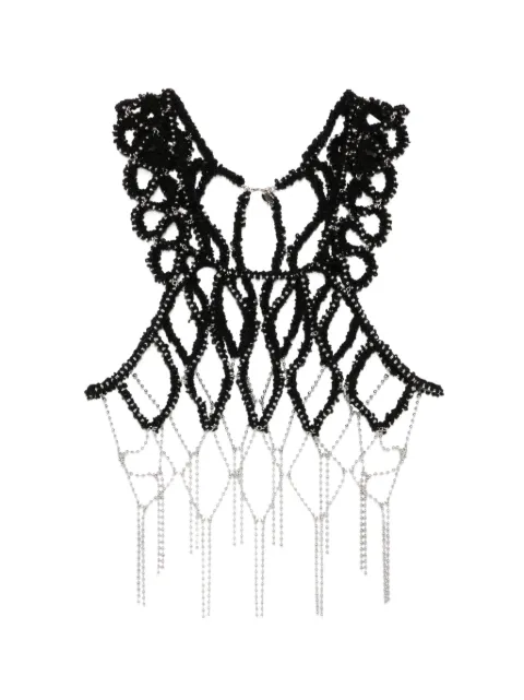 Noir Kei Ninomiya beaded cage-style top