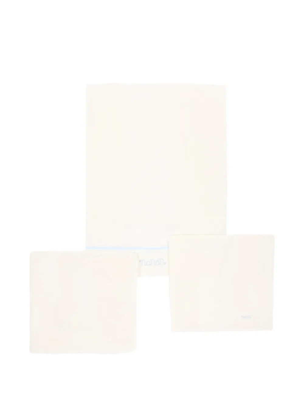 NANAN draps à logo brodé - Tons neutres