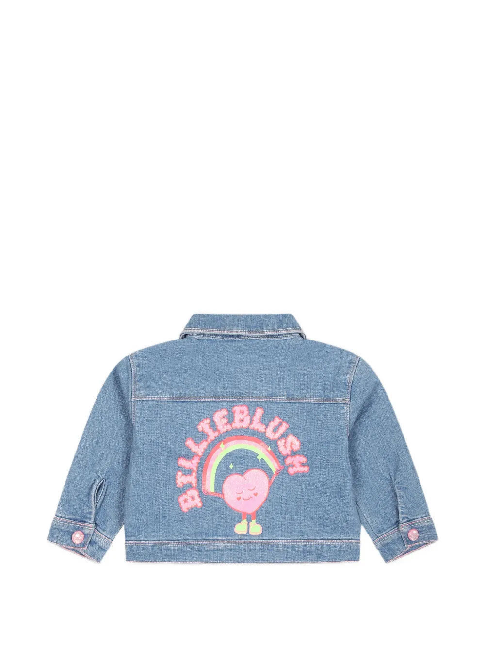 Billieblush Spijkerjack met print Blauw
