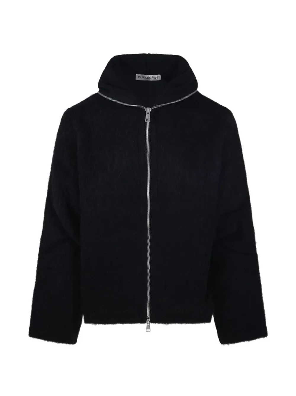 OUR LEGACY brushed-finish hooded jacket