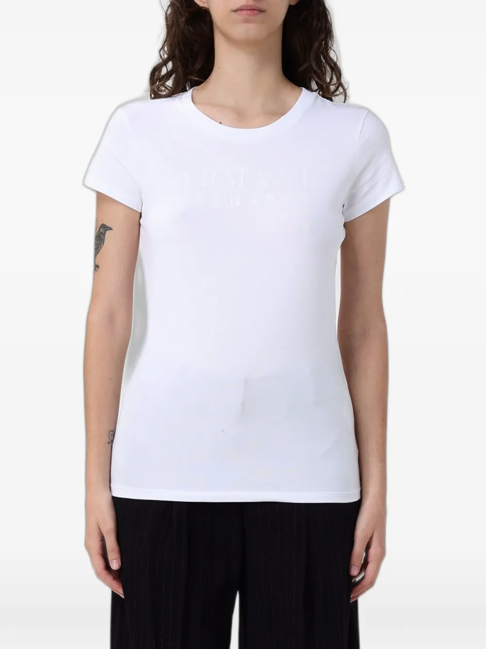 Armani Exchange logo-print T-shirt