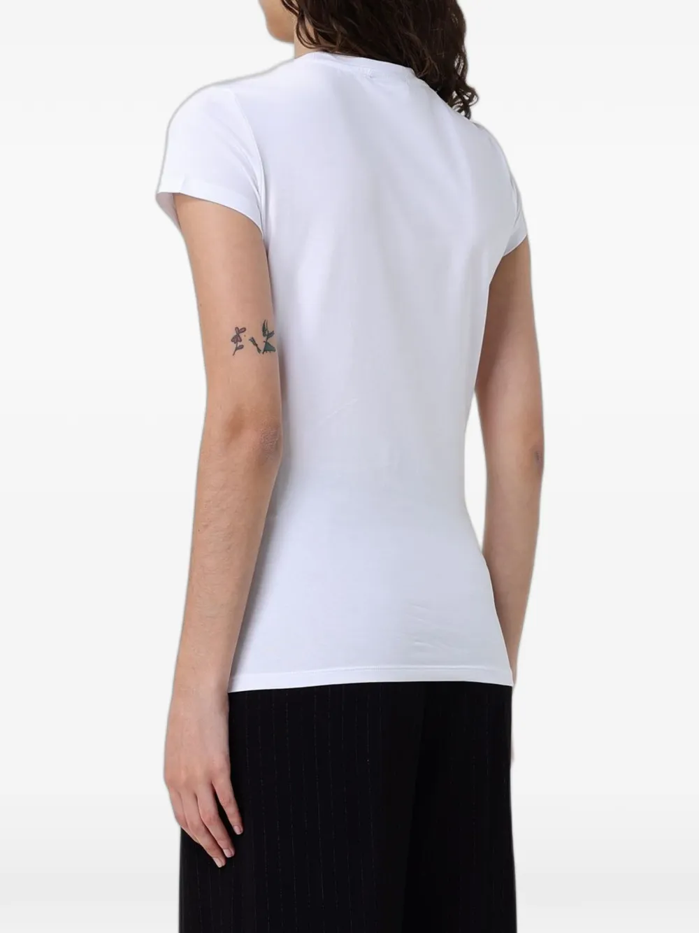 Armani Exchange T-shirt met logoprint Wit