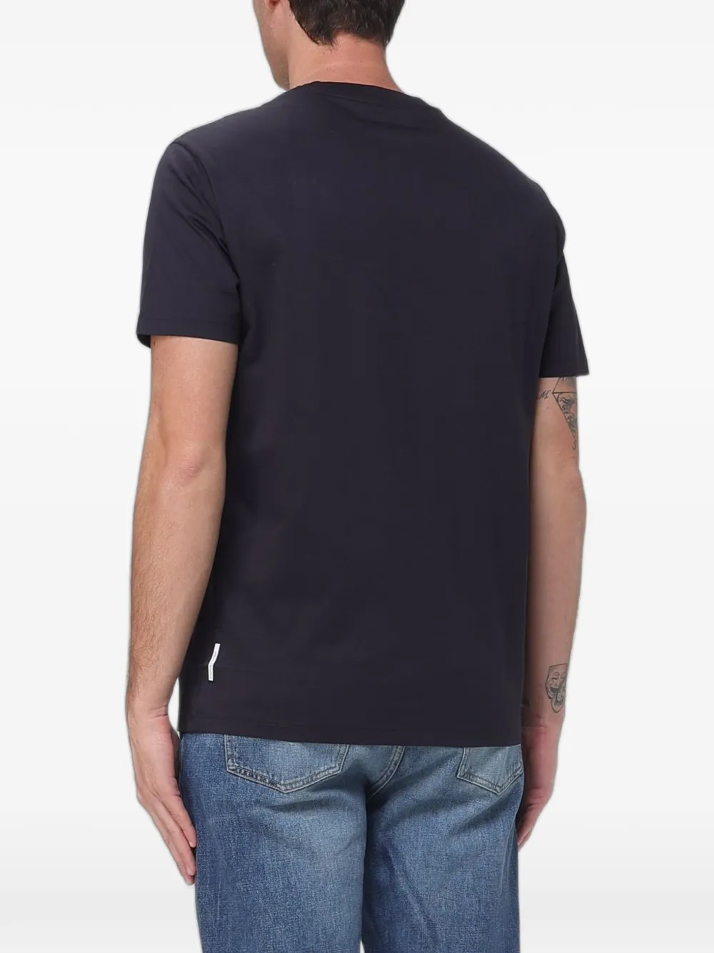Armani Exchange T-shirt met ronde hals Zwart