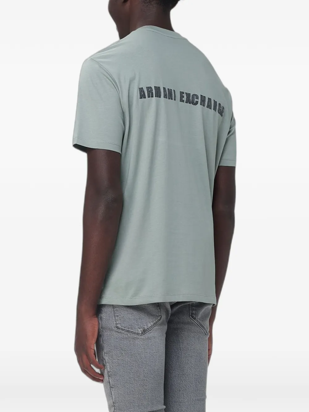 Armani Exchange Katoenen overhemd Groen